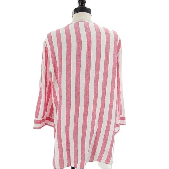 Tommy Bahama linen blend v-neck tunic - Picture 5 of 9